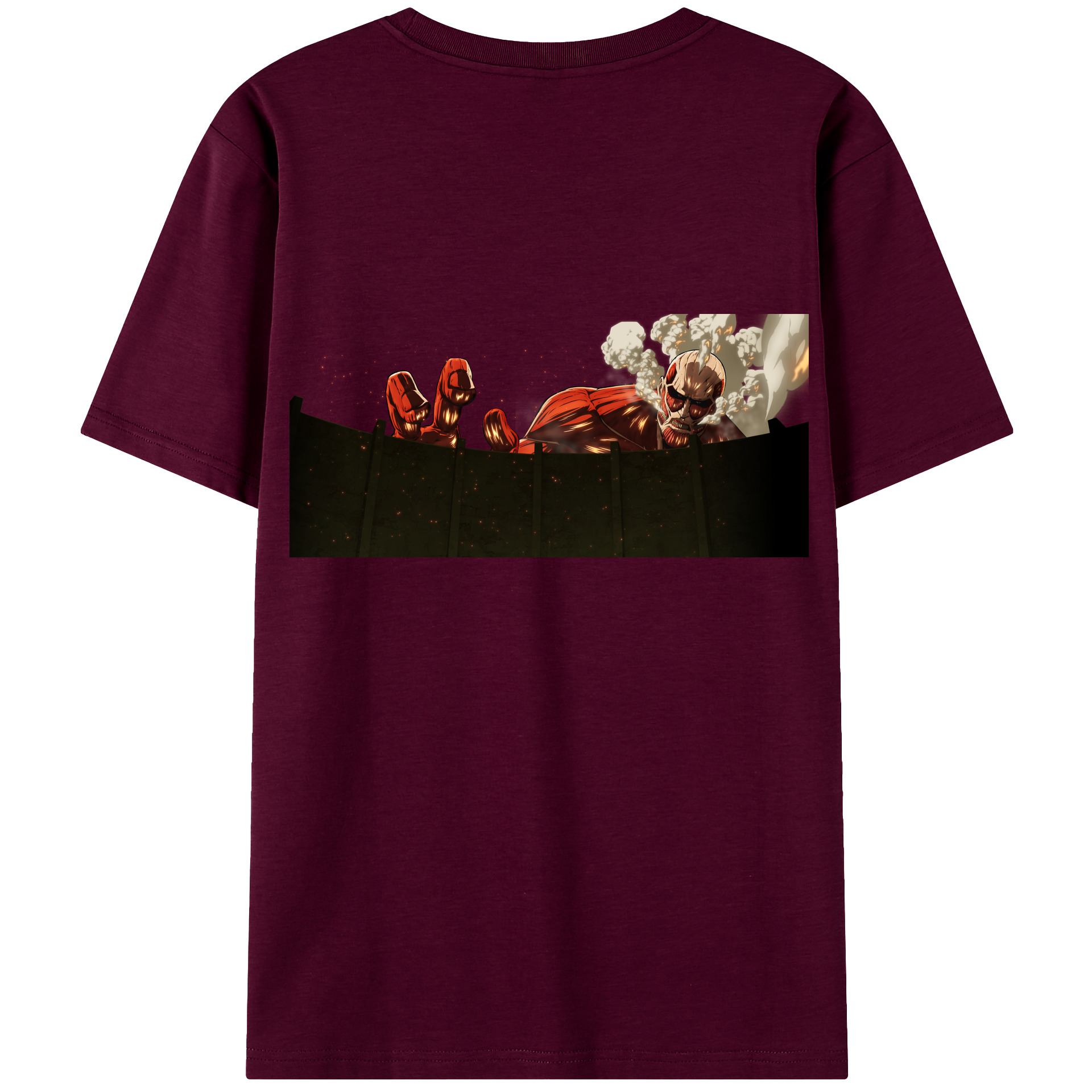 （画像用） 進撃の巨人 Attack on Titan レディース半袖Tシャツ(バックプリント)
